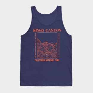 Kings Canyon National Park California Tank Top